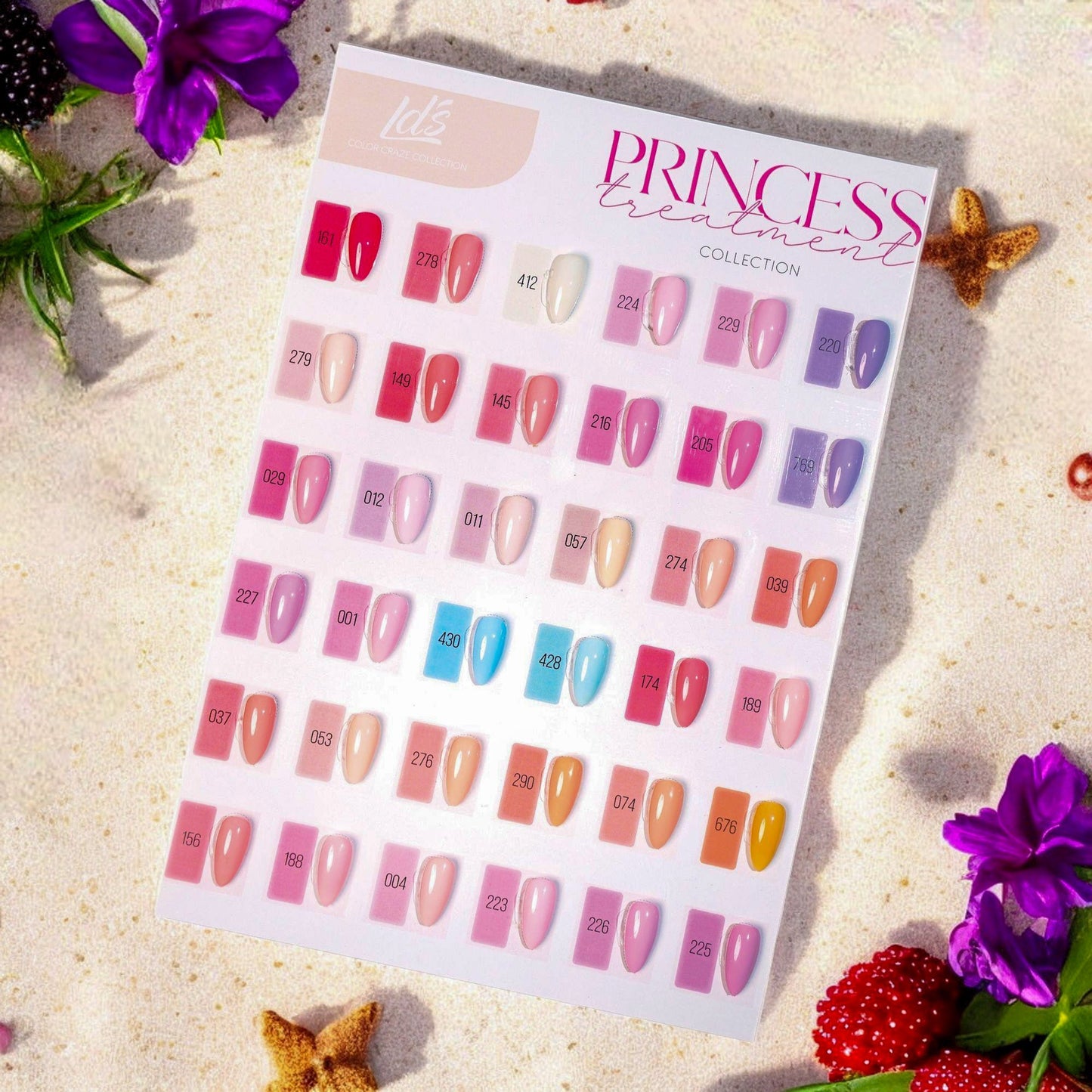 LDS Set 36 Colors - Gel Polish 0.5oz - Princess Treatment Collection