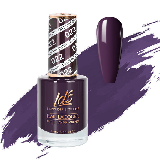 LDS 022 Bruised Plum - LDS Healthy Nail Lacquer 0.5oz