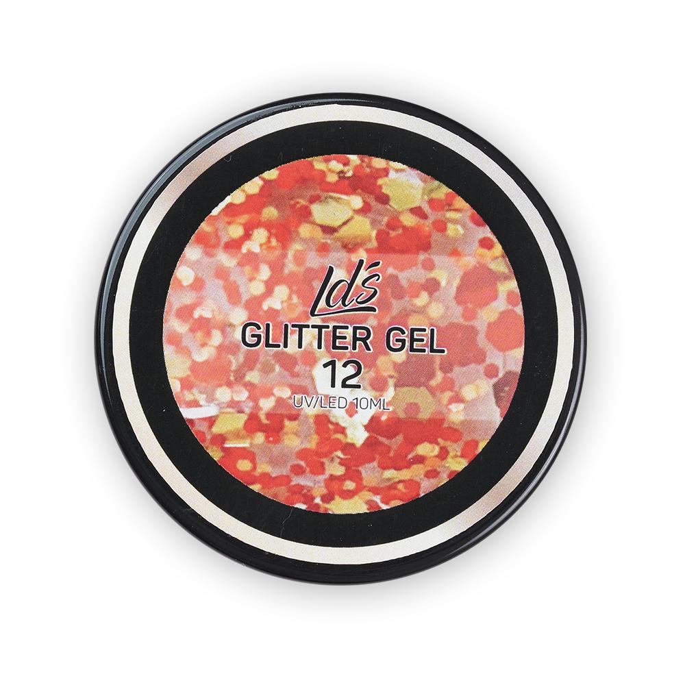 LDS 12 - Draw Glitter Painting Gel Nails Polish Nail Art - 0.5 oz