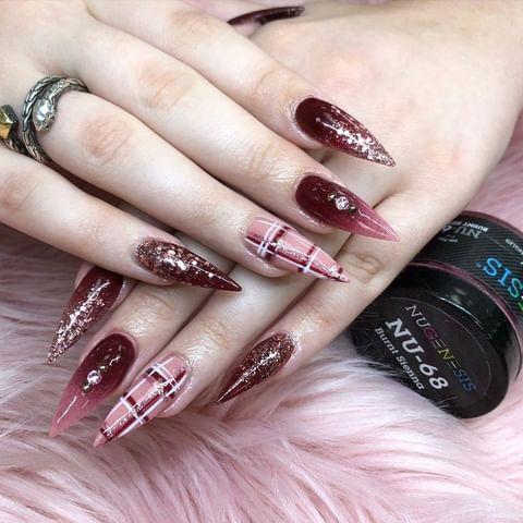 NuGenesis NUD068 Dipping Powder Color 1.5oz - NU 68 Burnt Sienna