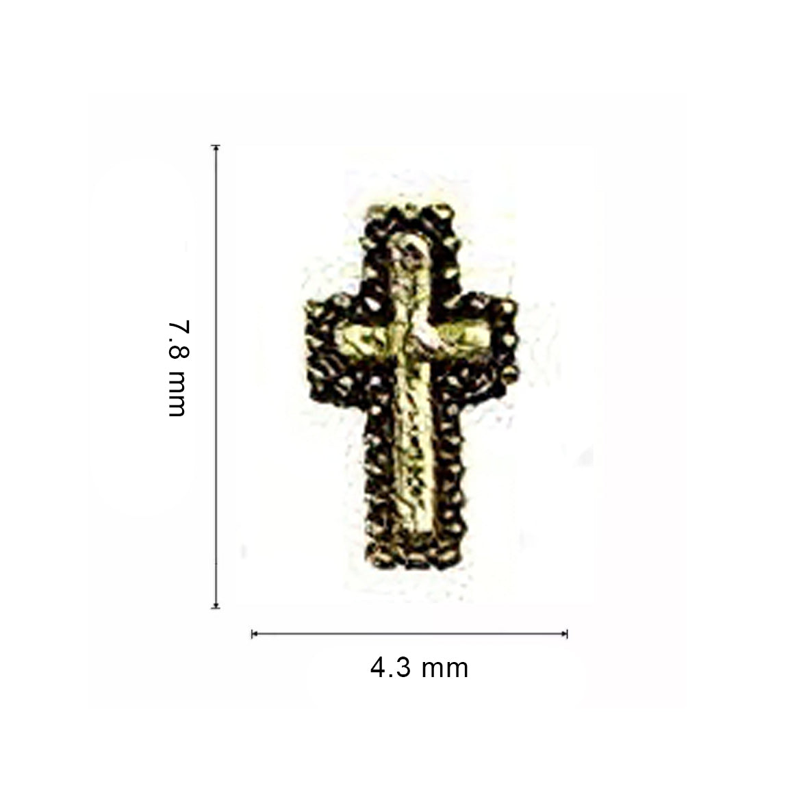 #18A Mixed Retro Nail Charms - Gold by Classy Nail Art sold by DTK Nail Supply