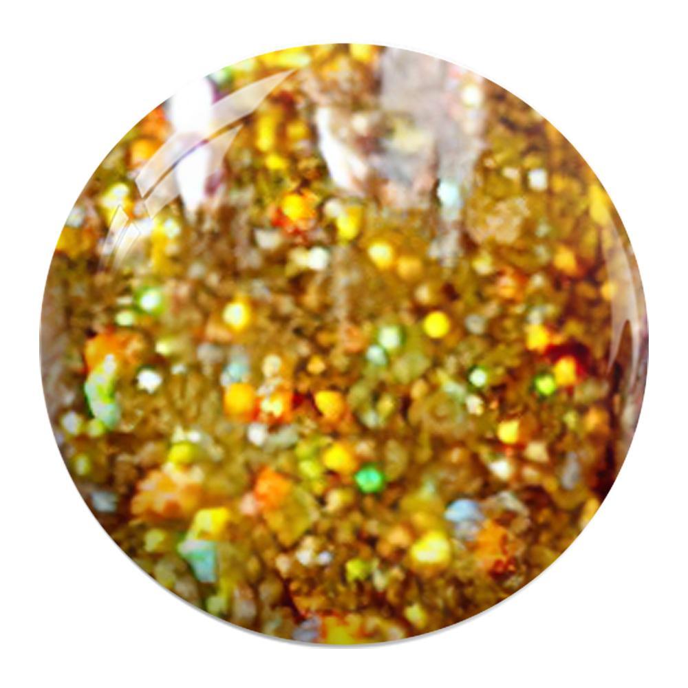 Caramia Gel Nail Polish Duo - 193 Yellow Glitter Colors by Gelixir sold by DTK Nail Supply