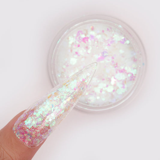 LDS Dazzle Glitter Nail Art  - DA03 - Candy Coated - 0.5 oz