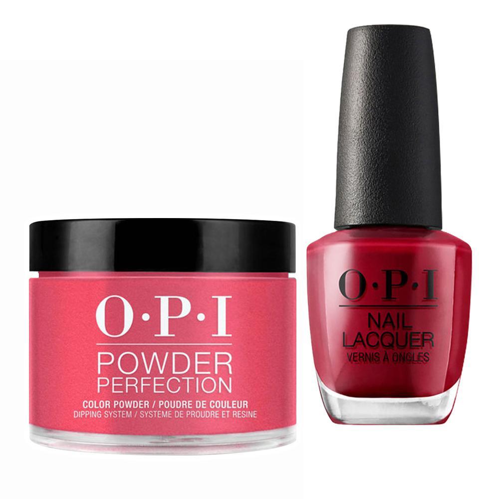 OPI - Dip & Lacquer Combo - L72 OPI Red
