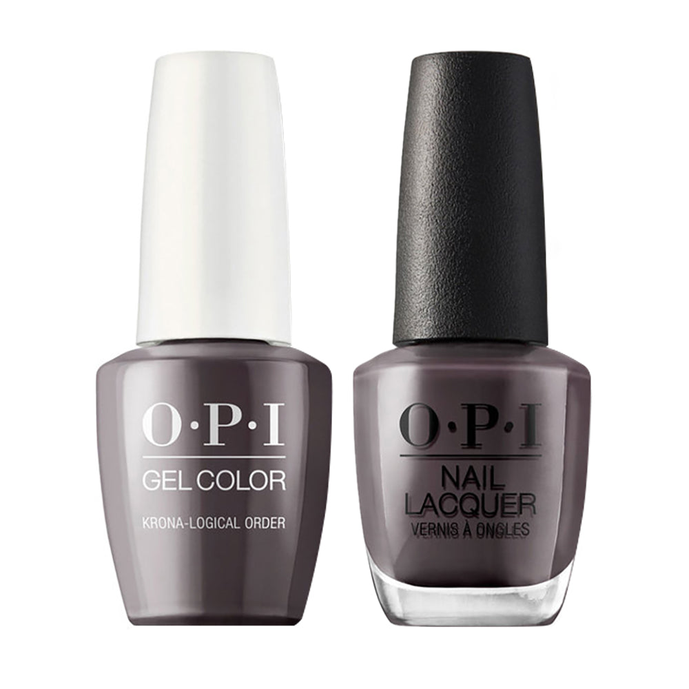 OPI I55 Krona-logical Order - Gel Polish & Matching Nail Lacquer Duo Set 0.5oz