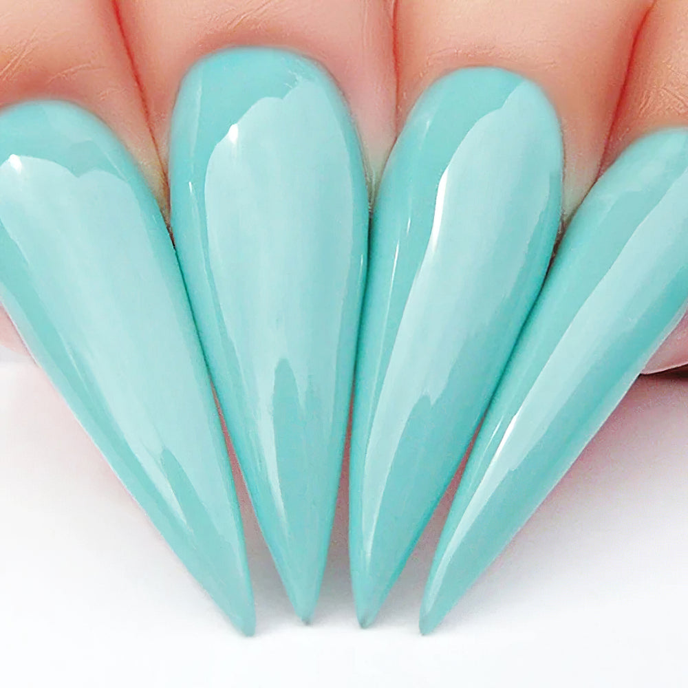 Kiara Sky 493 The Real Teal - Kiara Sky Gel Polish & Matching Nail Lacquer Duo Set - 0.5oz