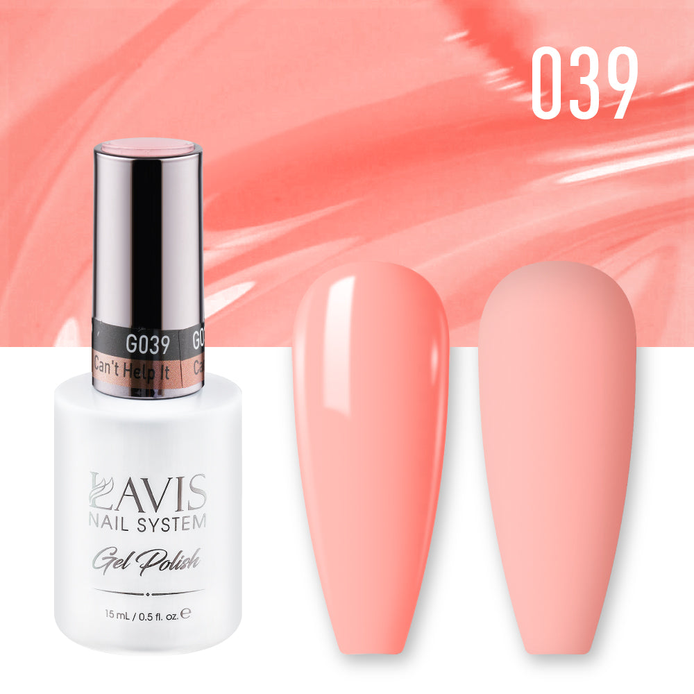 LAVIS 039 Can't Help It - Gel Polish & Matching Nail Lacquer Duo Set - 0.5oz