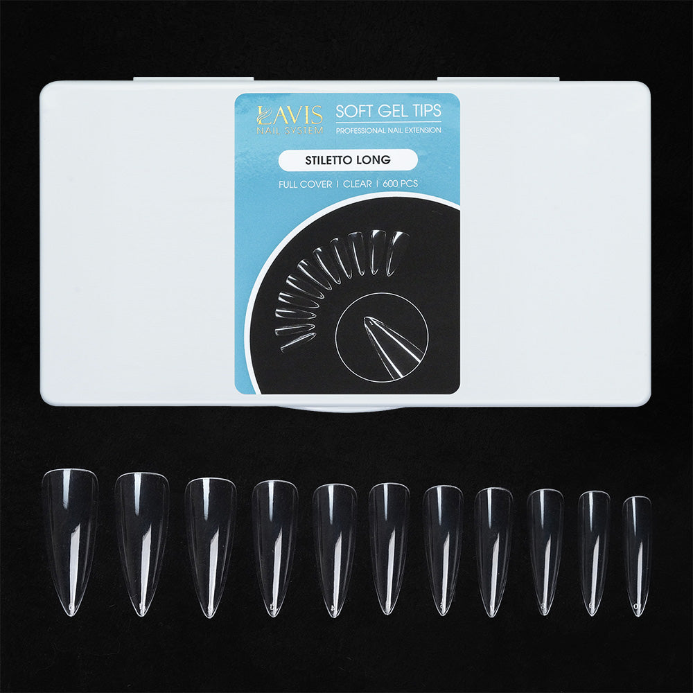 LAVIS - Stiletto Long Nail Tips