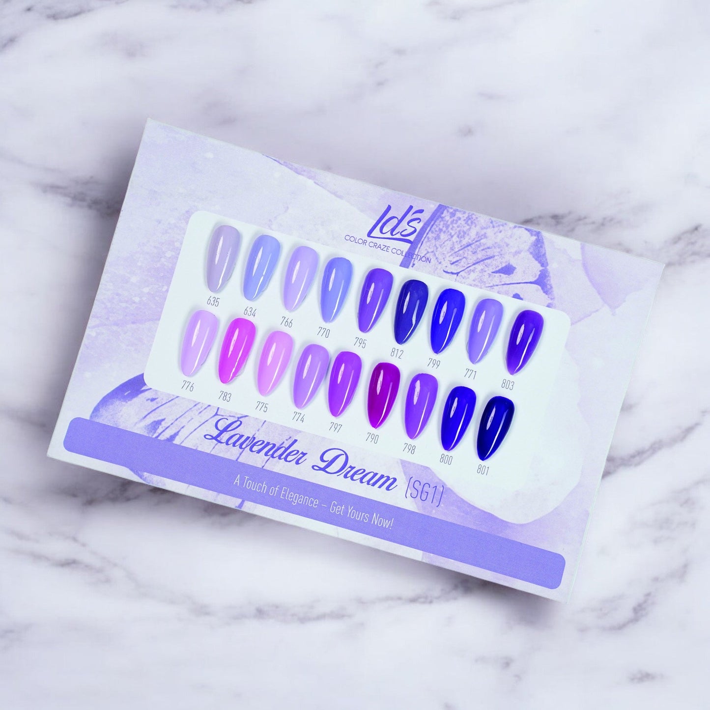 LDS Set 18 Colors - SG1 Lavender Dream Collection - 0.5oz