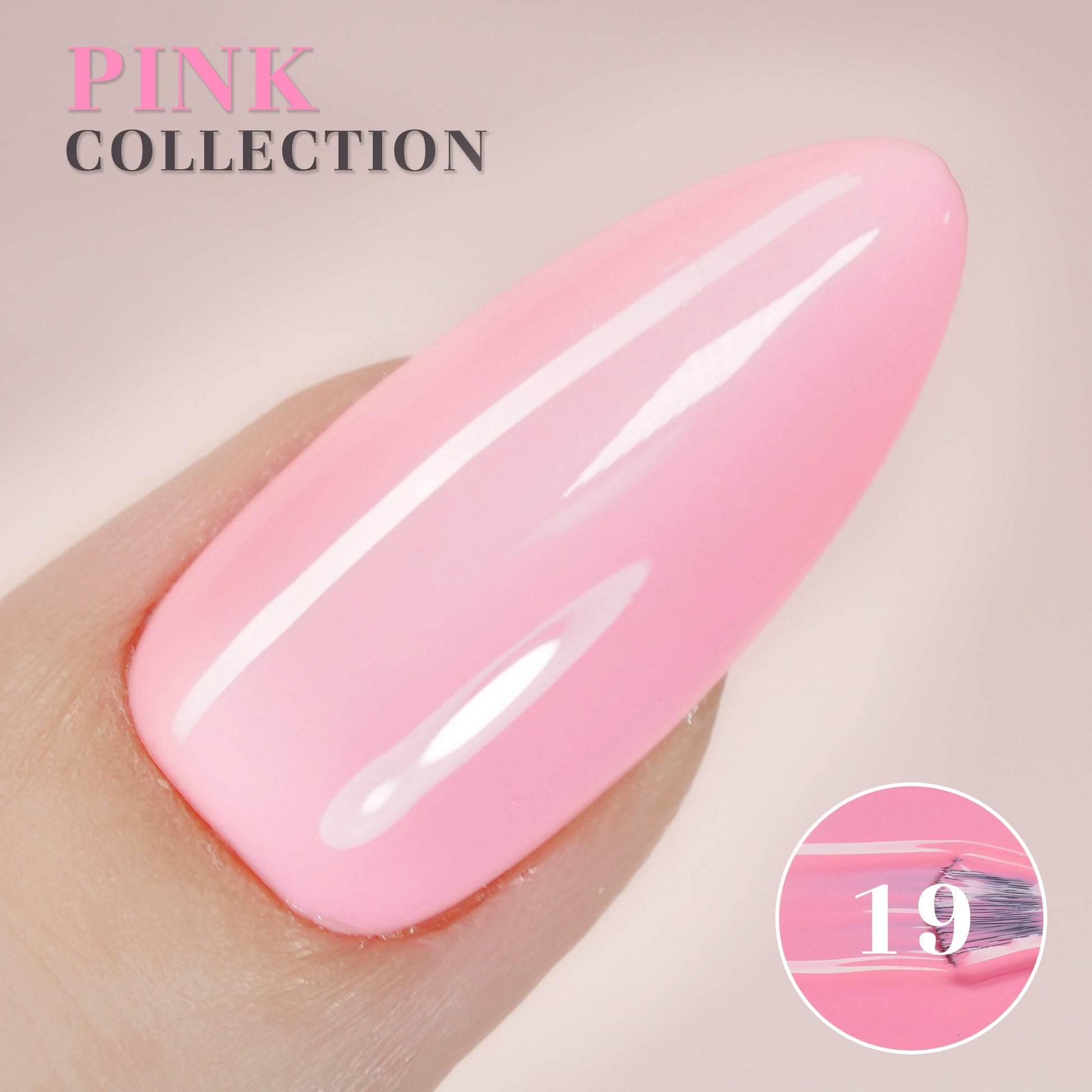 LAVIS Set 24 Colors Gel Pink Collection