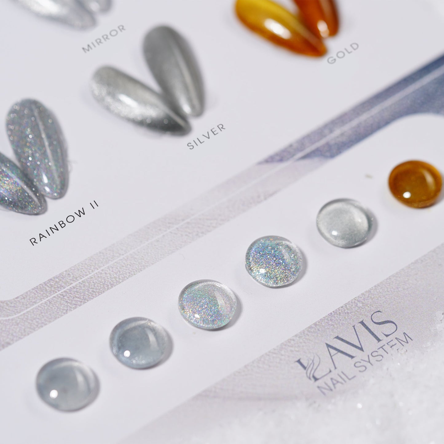  LAVIS Set 6 Colors Crystal Cat Eye Gel - Universal Cat Eye Collection by LAVIS NAILS sold by DTK Nail Supply