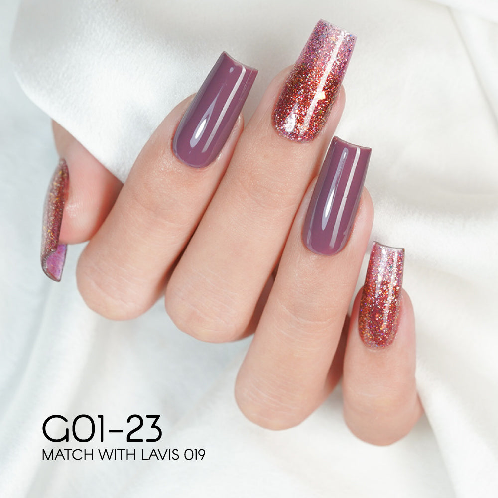 LAVIS Glitter G01 - Gel Polish 0.5 oz - Galaxy Collection