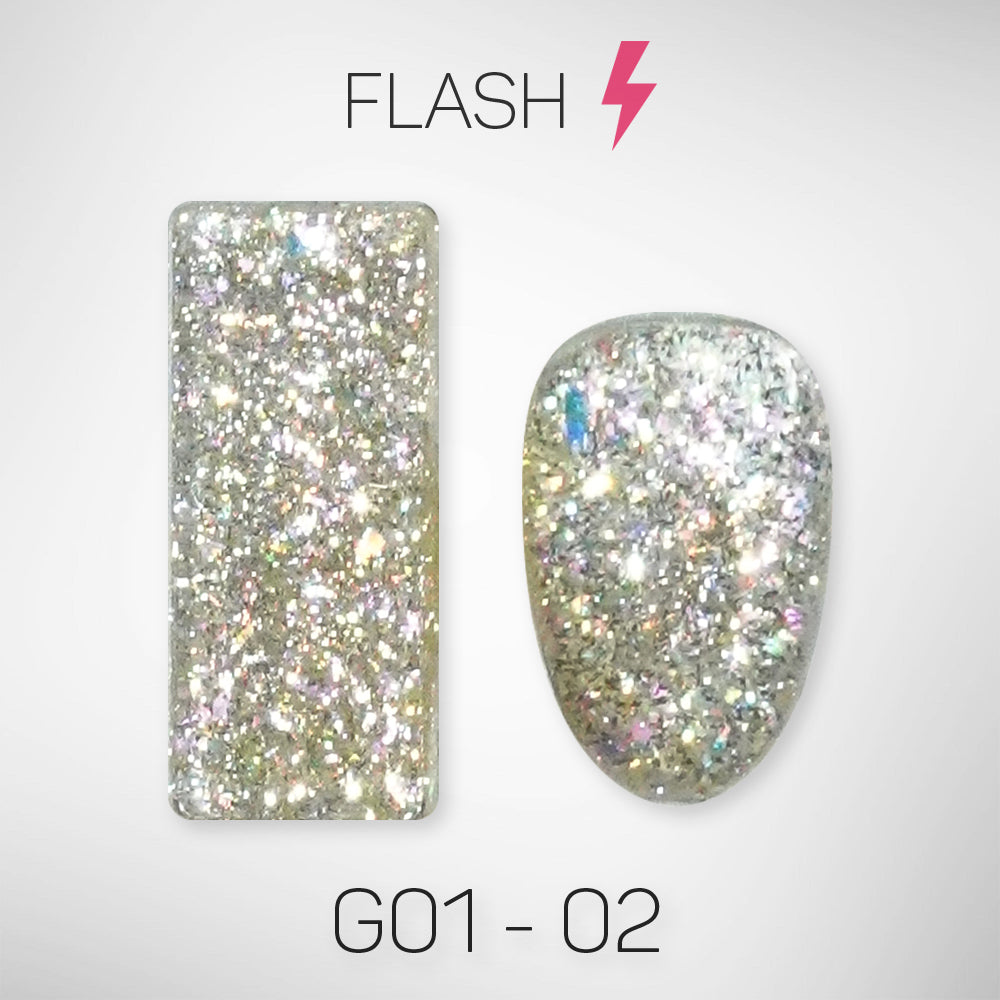 LAVIS Glitter G01 - Gel Polish 0.5oz - Galaxy Collection