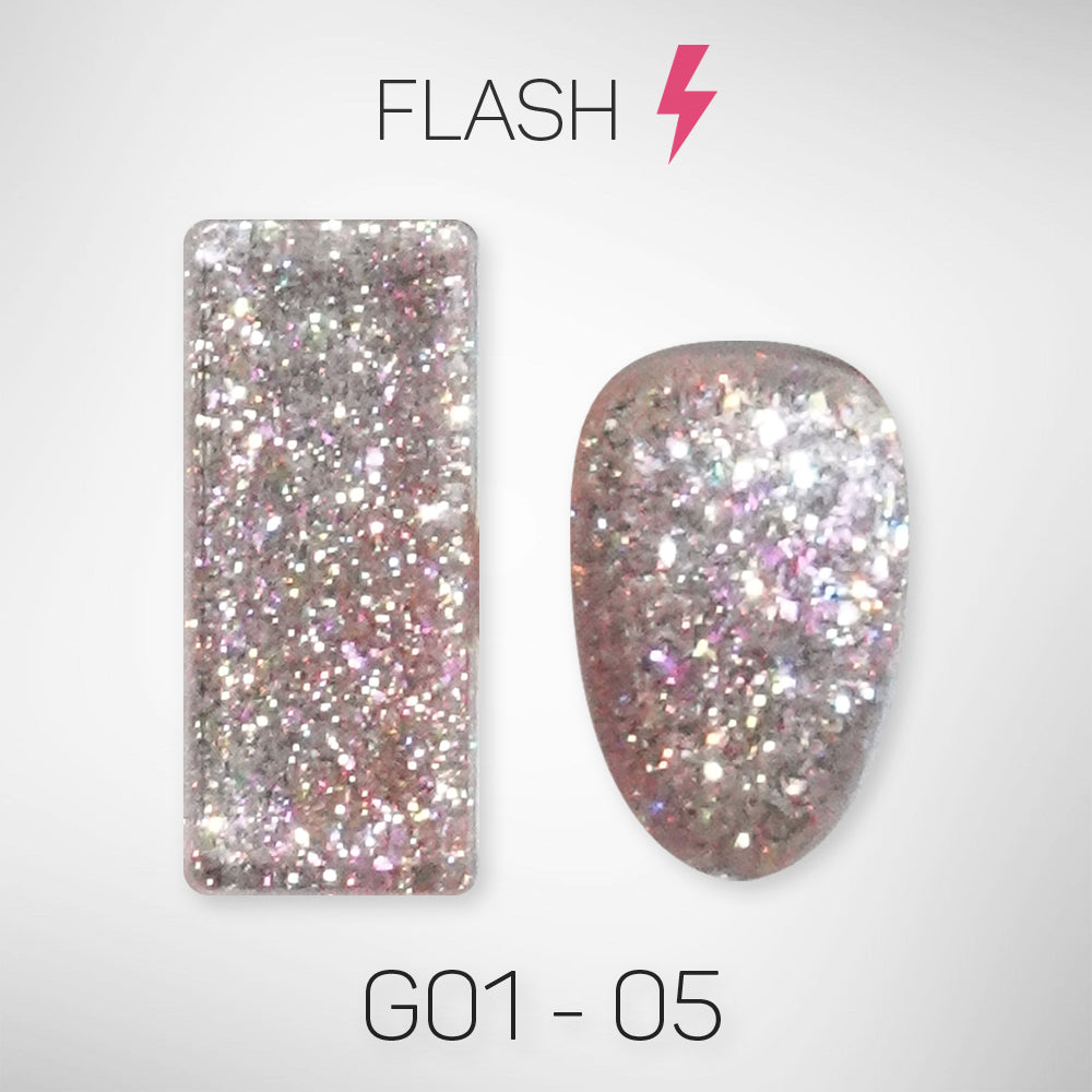 LAVIS Glitter G01 - Gel Polish 0.5oz - Galaxy Collection