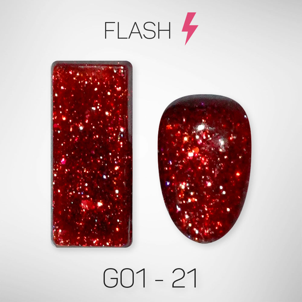 LAVIS Glitter G01 - Gel Polish 0.5oz - Galaxy Collection