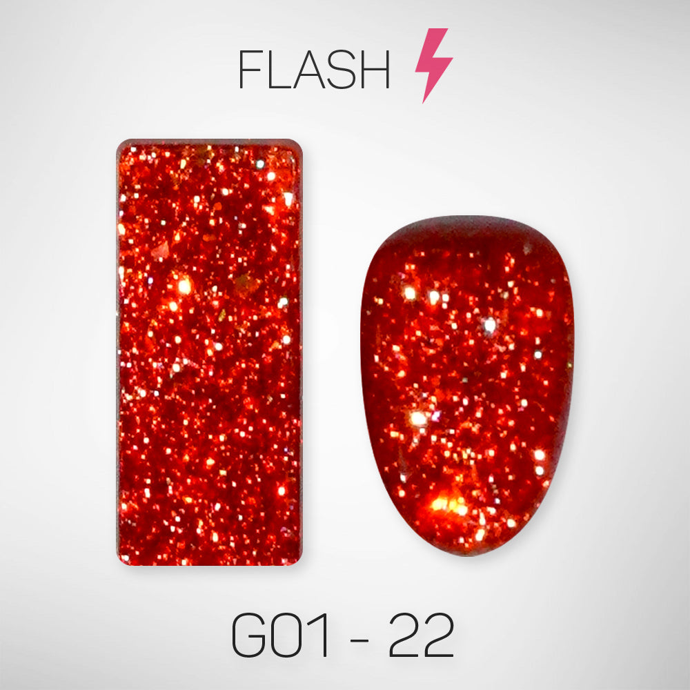 LAVIS Glitter G01 - Gel Polish 0.5oz - Galaxy Collection