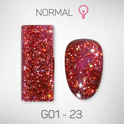 LAVIS Glitter G01 - Gel Polish 0.5oz - Galaxy Collection