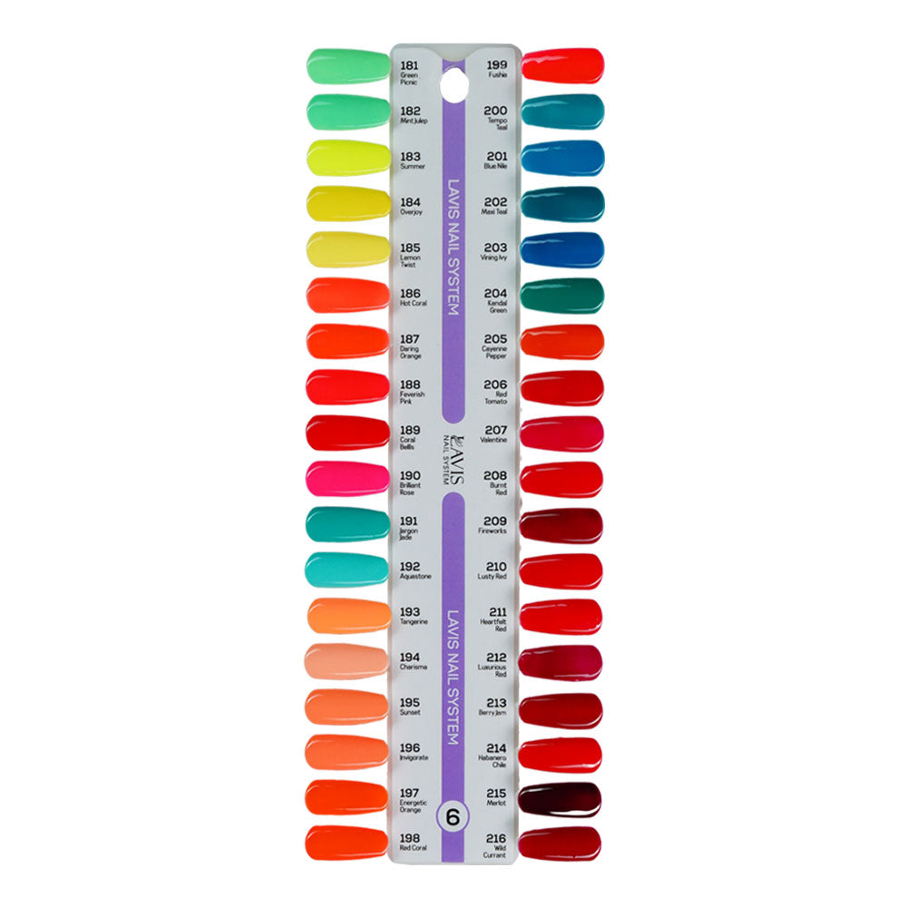 Lavis Gel & Lacquer Part 6: 181-216 (36 Colors)