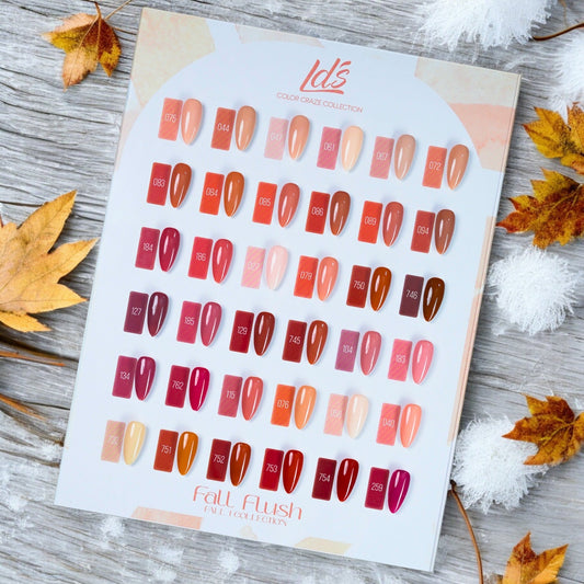 LDS Set 36 Colors - Gel Polish 0.5oz - Fall Flush Collection