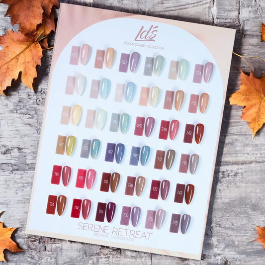 LDS Set 36 Colors - Gel Polish 0.5oz - Serene Retreat Collection