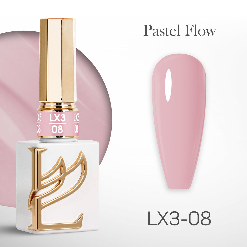 LAVIS LX3 - Set 36 Colors - Gel Polish 0.5 oz - Pastel Flow Collection