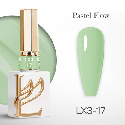 LAVIS LX3 - Set 36 Colors - Gel Polish 0.5 oz - Pastel Flow Collection