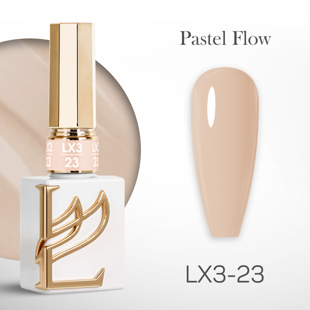 LAVIS LX3 - Set 36 Colors - Gel Polish 0.5 oz - Pastel Flow Collection