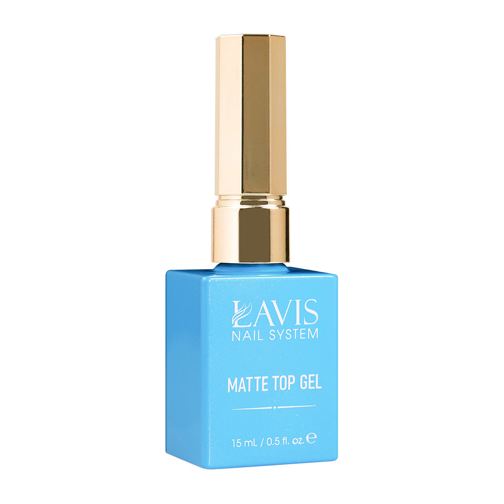 LAVIS Gel Polish Matte Top - 0.5 oz (New)