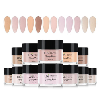 LDS Nude Collection 1oz/ea (12 Colors): 49, 50, 51, 52, 53, 54, 55, 56, 57, 58, 59, 60