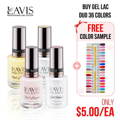 Lavis Gel & Lacquer Part 1: 001-036 (36 Colors)