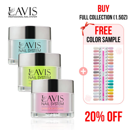 Lavis Acrylic & Dip Powder Part 4: 109-144 (36 Colors) 1.5oz