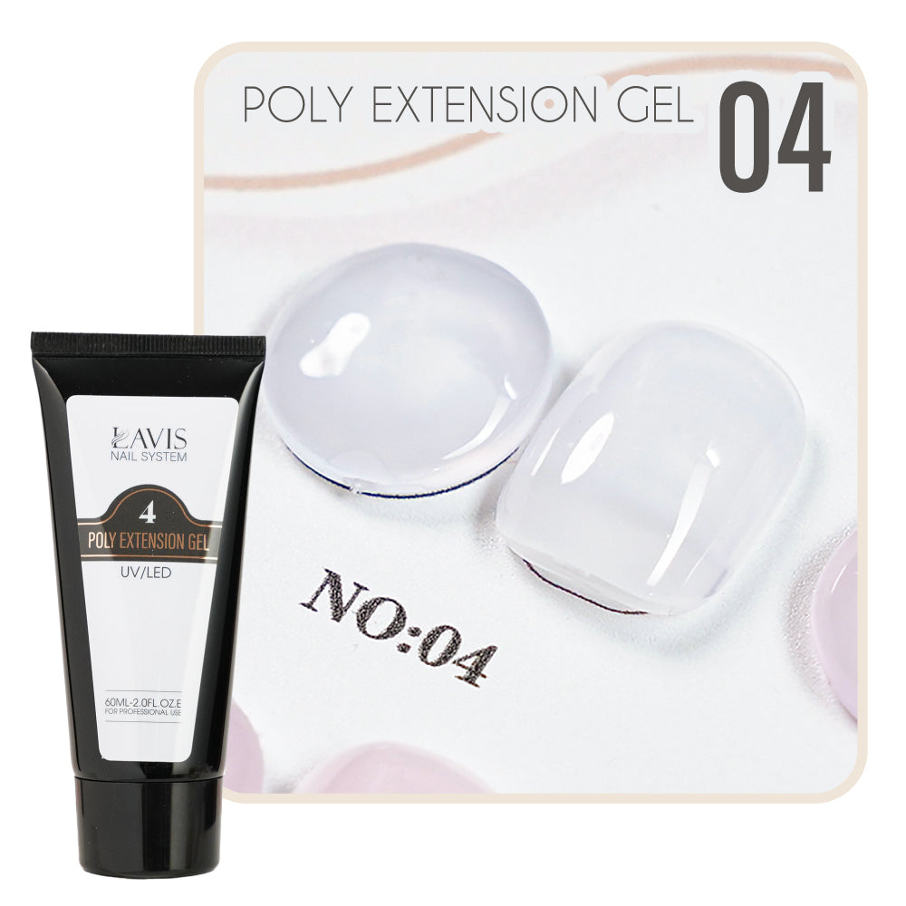 LAVIS Set 18 Poly Extension Gel UV/LED 60ml