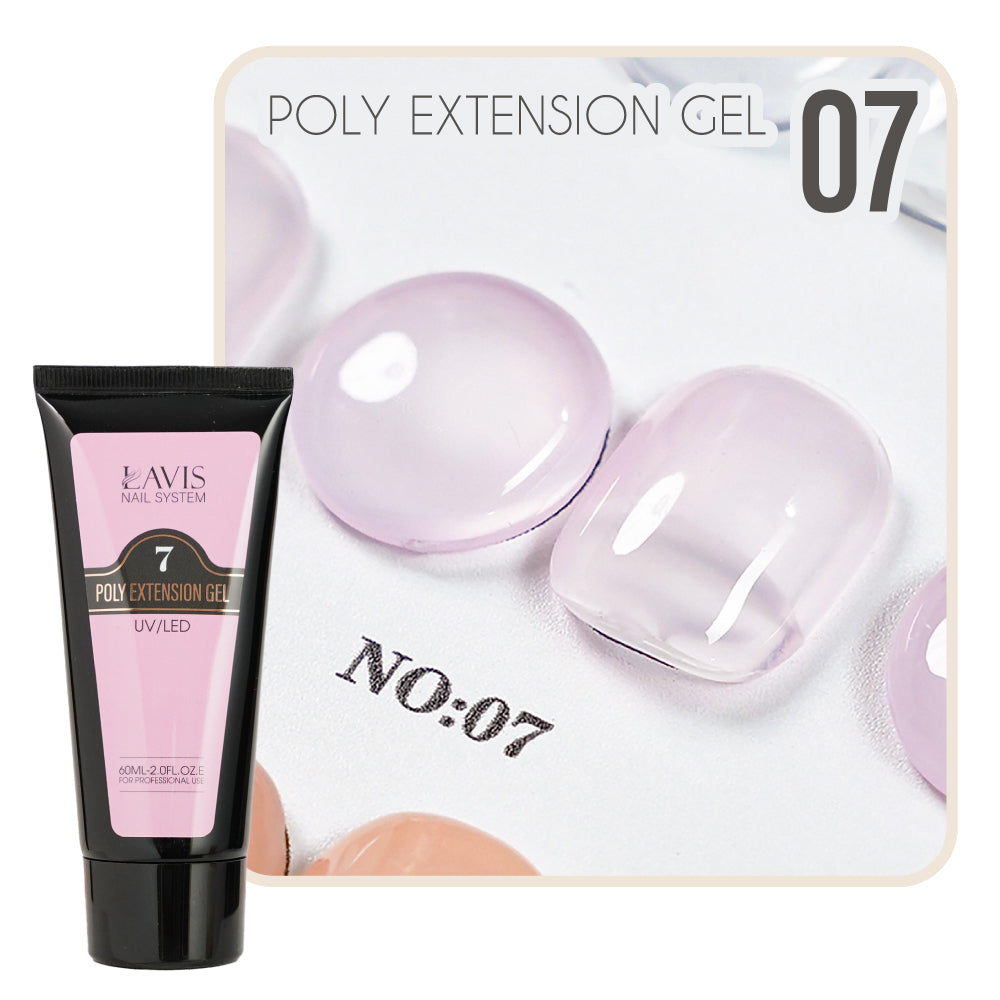 LAVIS Set 18 Poly Extension Gel UV/LED 60ml