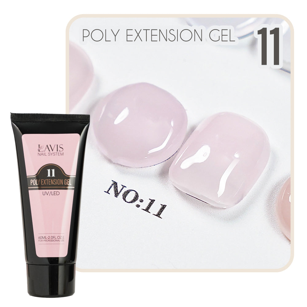 LAVIS Set 18 Poly Extension Gel UV/LED 60ml