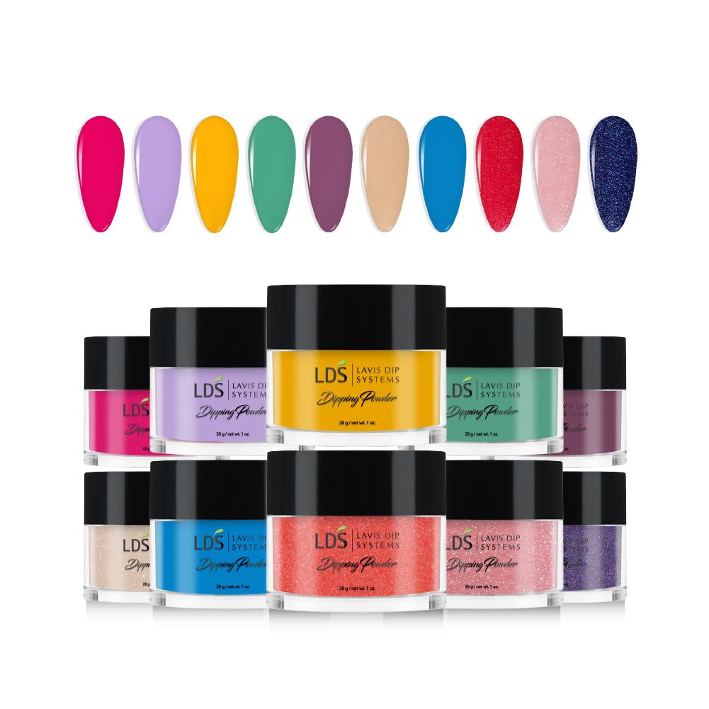 LDS Summer Collection 1oz/ea (10 Colors): 10, 11, 18, 19, 120, 143, 115, 131, 142, 134