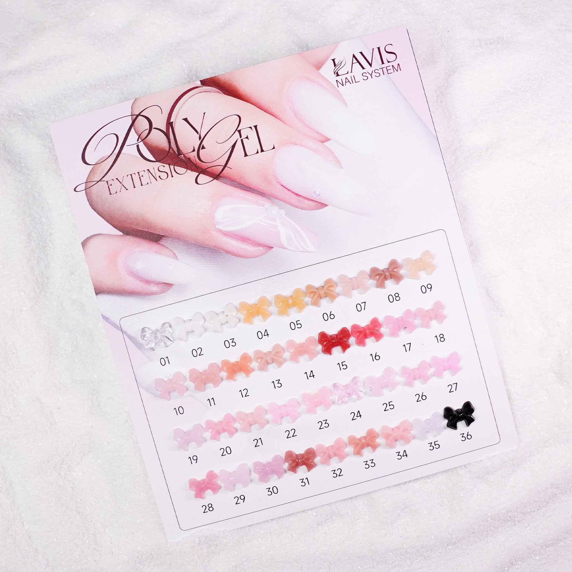  LAVIS Poly Extension Gel Set 36 Colors by LAVIS NAILS sold by DTK Nail Supply