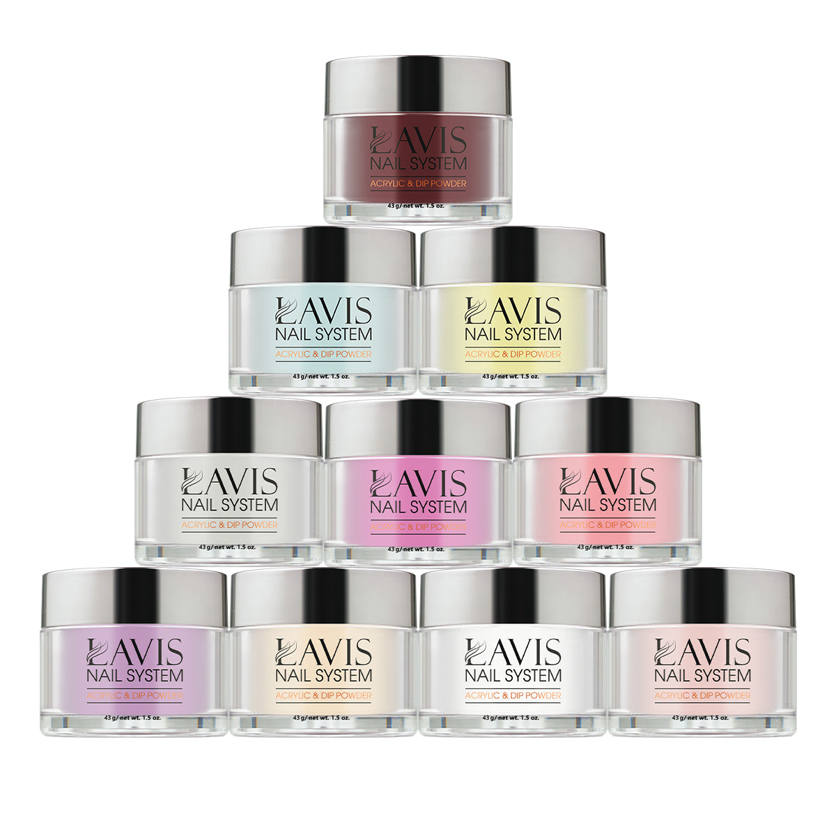 LAVIS Color Acrylic & Dip Powder 276 Colors