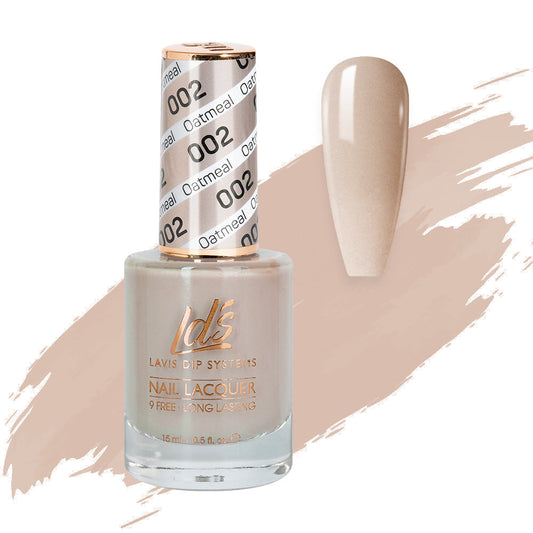 LDS 002 Oatmeal - LDS Healthy Nail Lacquer 0.5oz