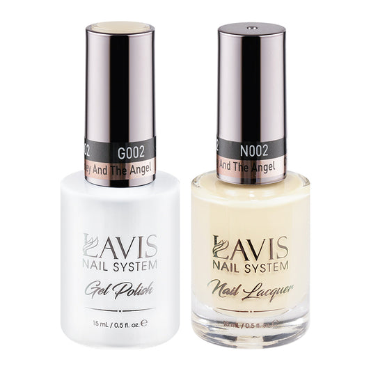 LAVIS 002 Charley And The Angel - Gel Polish & Matching Nail Lacquer Duo Set - 0.5oz