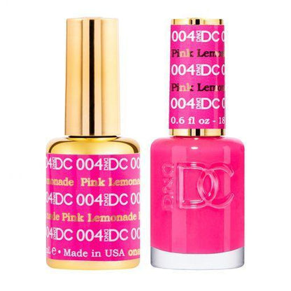 DND DC 004 Pink Lemonade - Gel & Matching Polish Set - DND DC Gel & Lacquer