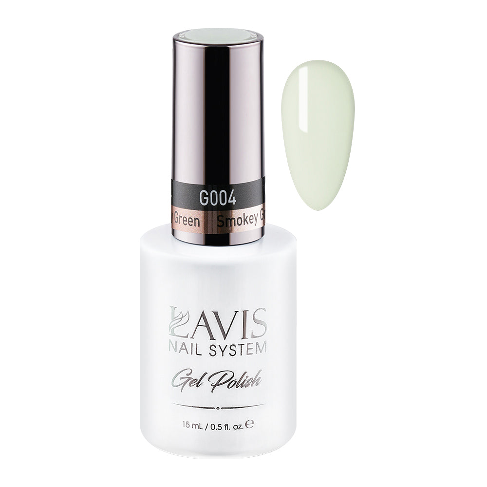 LAVIS 004 Smokey Green - Gel Polish 0.5oz