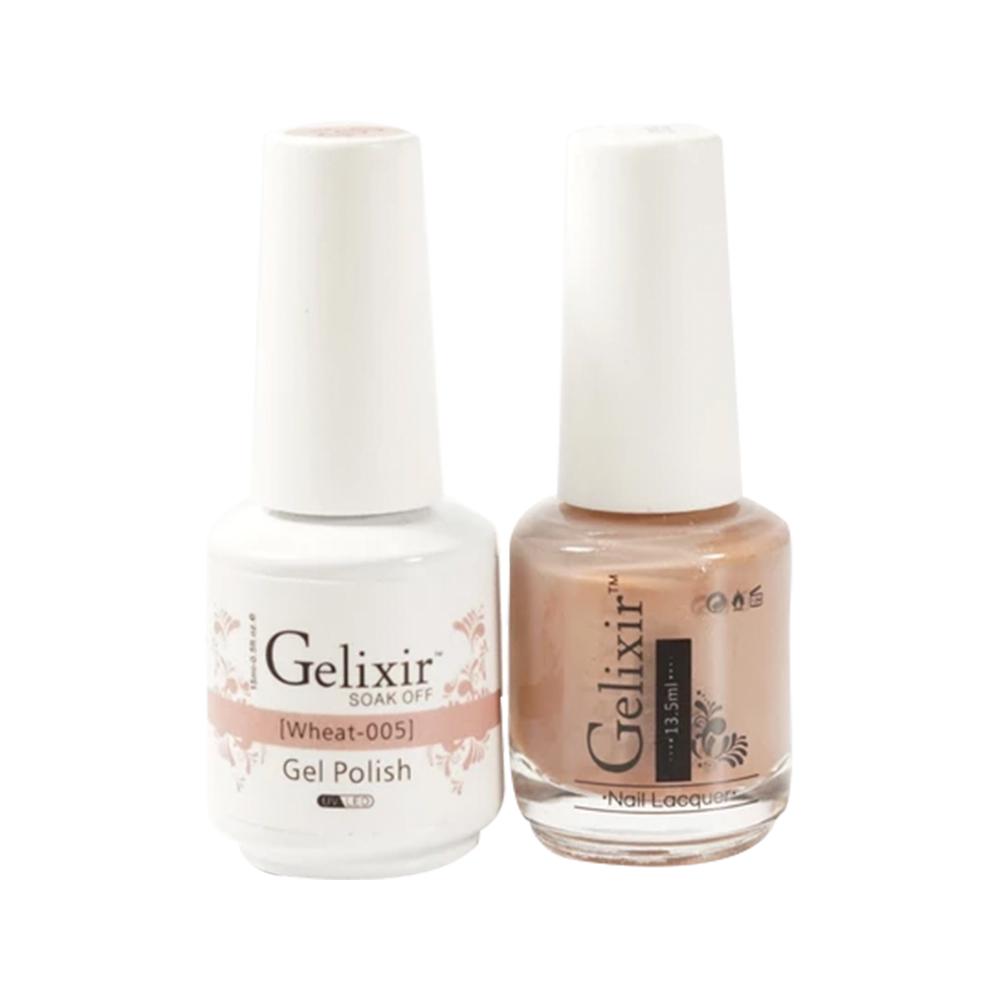 Gelixir 005 Wheat - Gel Nail Polish 0.5 oz