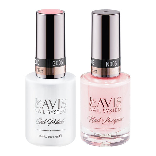 LAVIS 005 Flier - Gel Polish & Matching Nail Lacquer Duo Set - 0.5oz