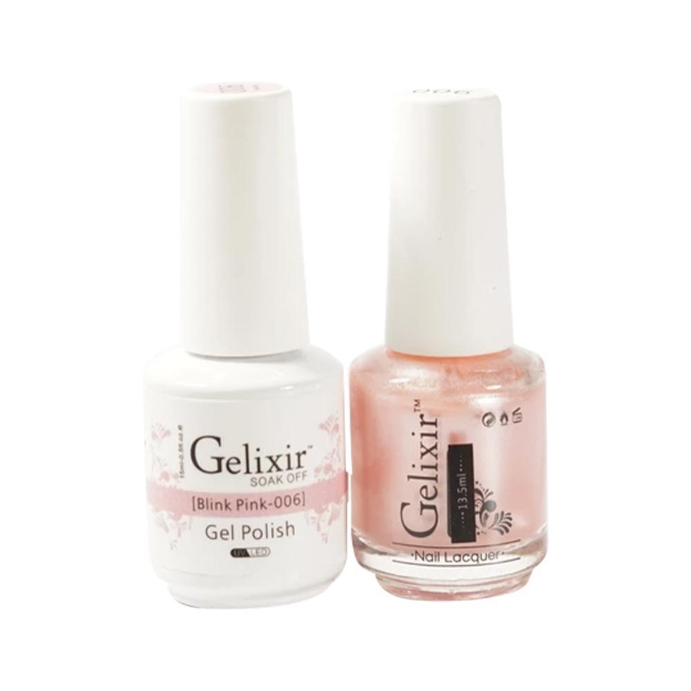 Gelixir 006 Blink Pink - Gel Nail Polish 0.5 oz