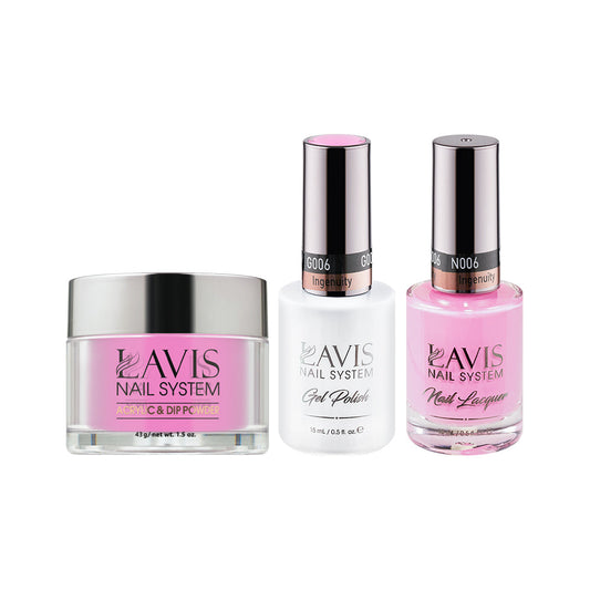 LAVIS 3 in 1 - 006 Ingenuity - Acrylic & Dip Powder, Gel & Lacquer