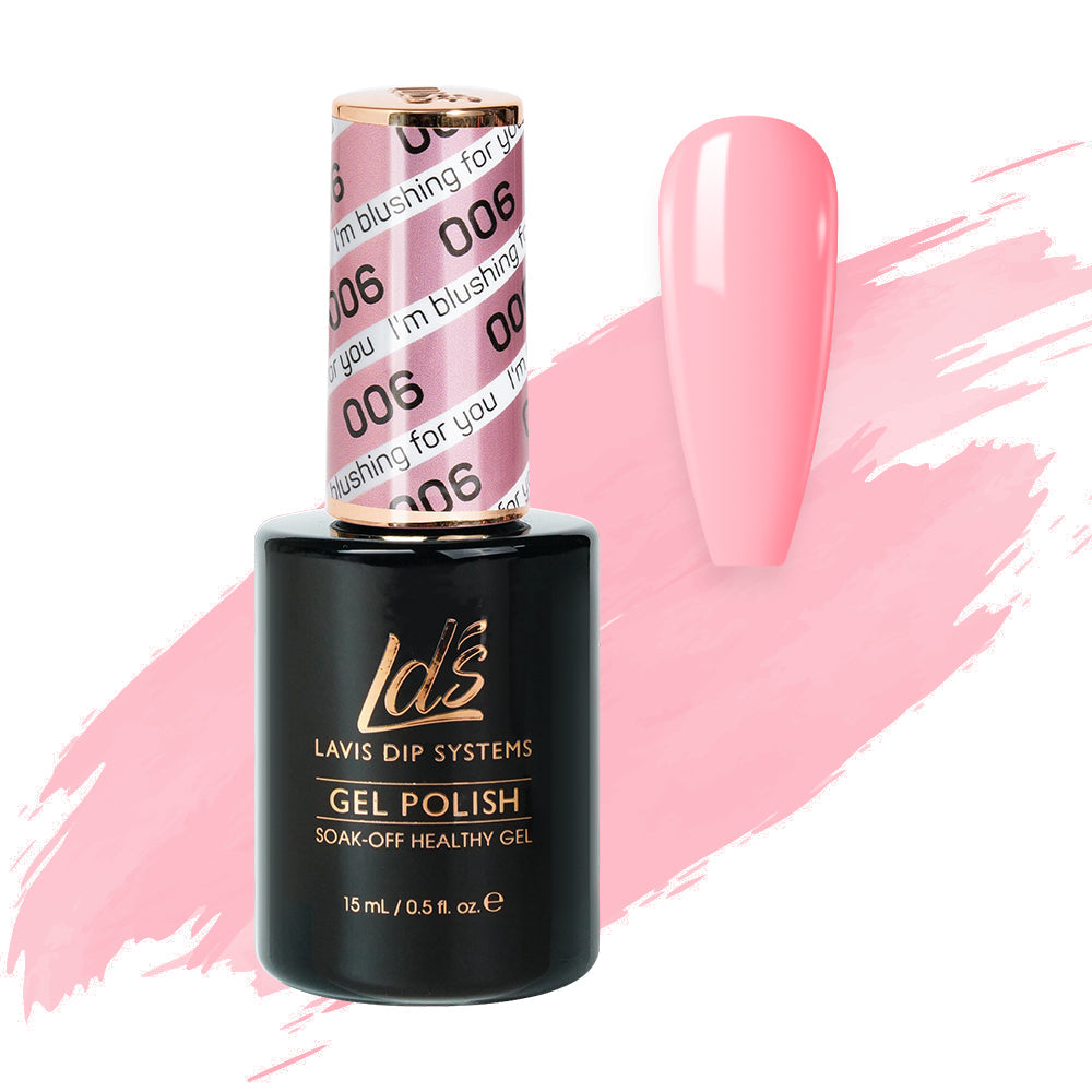 LDS 006 I'm Blushing For You - LDS Healthy Gel Polish 0.5oz