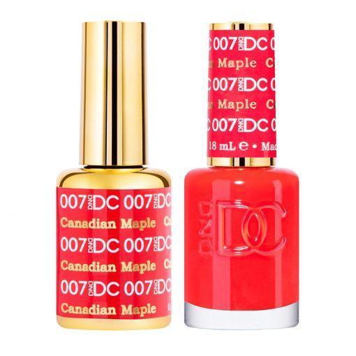 DND DC 007 Canadian Maple - Gel & Matching Polish Set - DND DC Gel & Lacquer