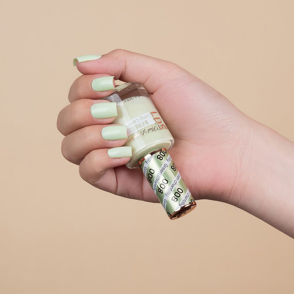 LDS 008 Green Chantilly - LDS Healthy Gel Polish 0.5oz
