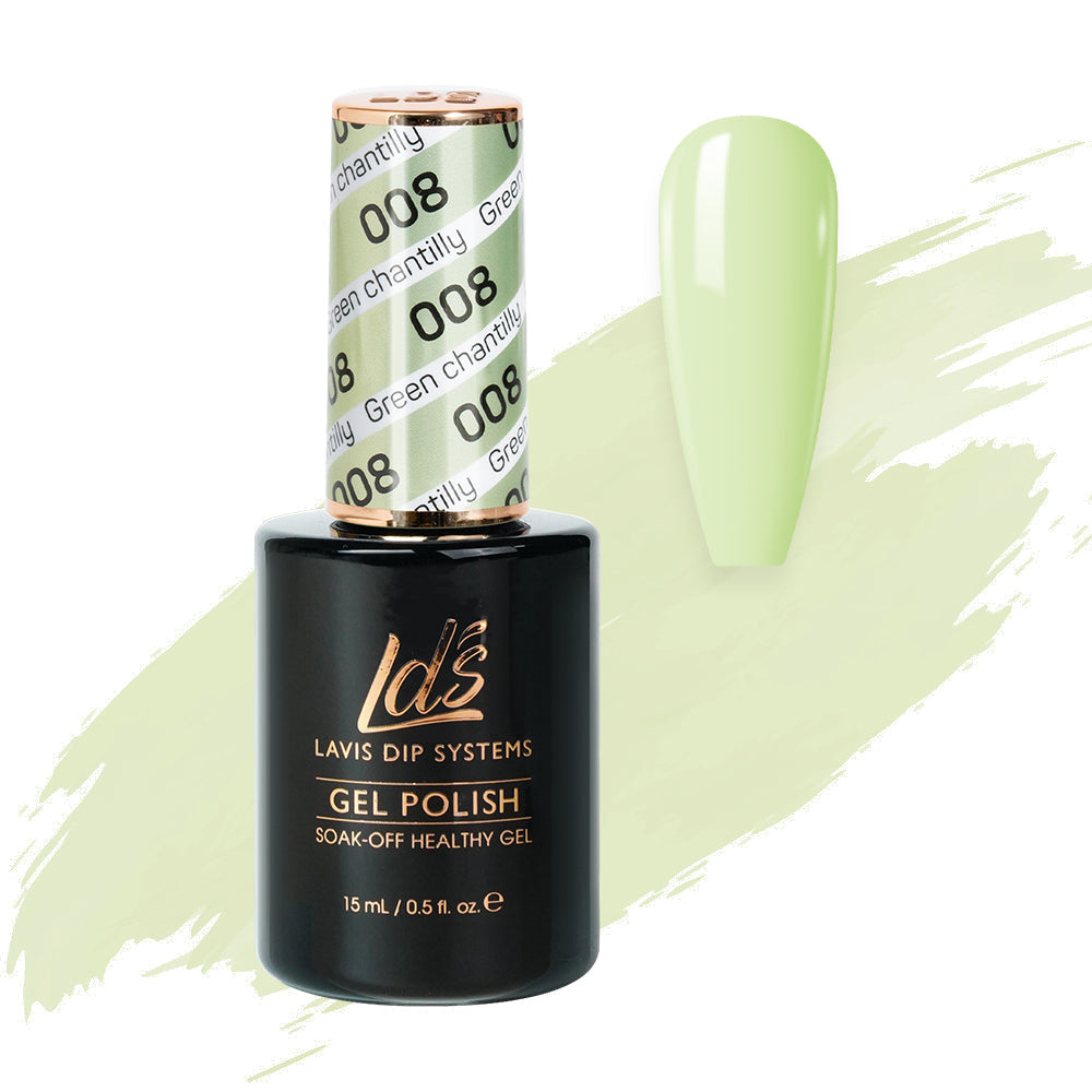 LDS 008 Green Chantilly - LDS Healthy Gel Polish 0.5oz