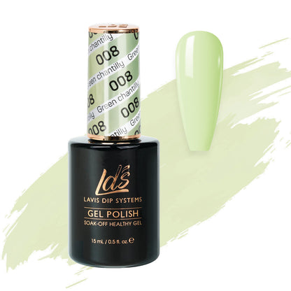 LDS 008 Green Chantilly - LDS Healthy Gel Polish 0.5oz